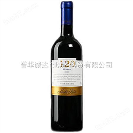 桑塔丽塔120梅洛干红葡萄酒