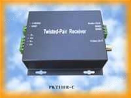 PKT110R-C双绞线视频音频传输器