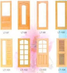 蓝天木门--玻璃门系列01东阳东吴高级木线-木门